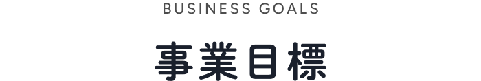 事業目標